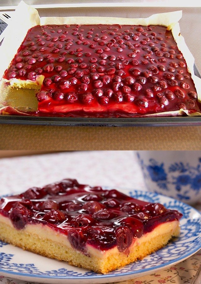 Sauer-Kirsch-Kuchen