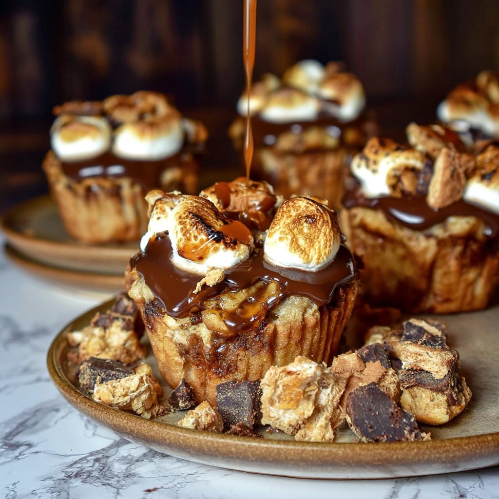 Banana S'mores Muffins