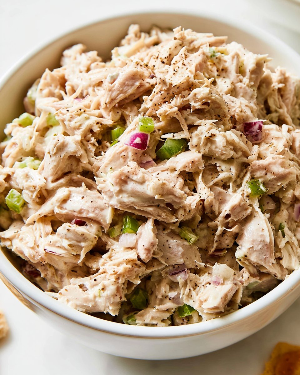 Creamy Herb-Infused Roasted Chicken Salad