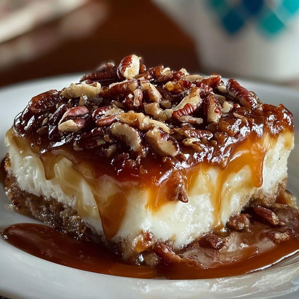 Indulge in Butter Pecan Praline Poke Cake Bliss