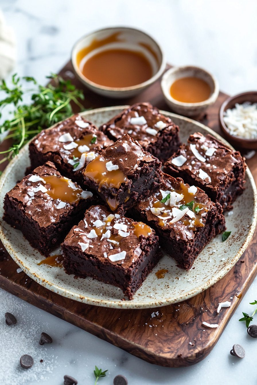 Samoa-Style Coconut Chocolate Brownies