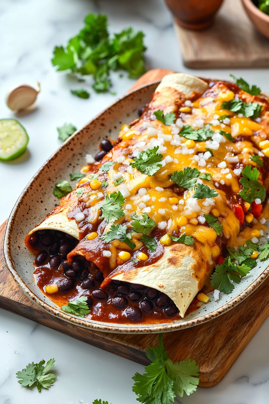 Black Bean Enchiladas