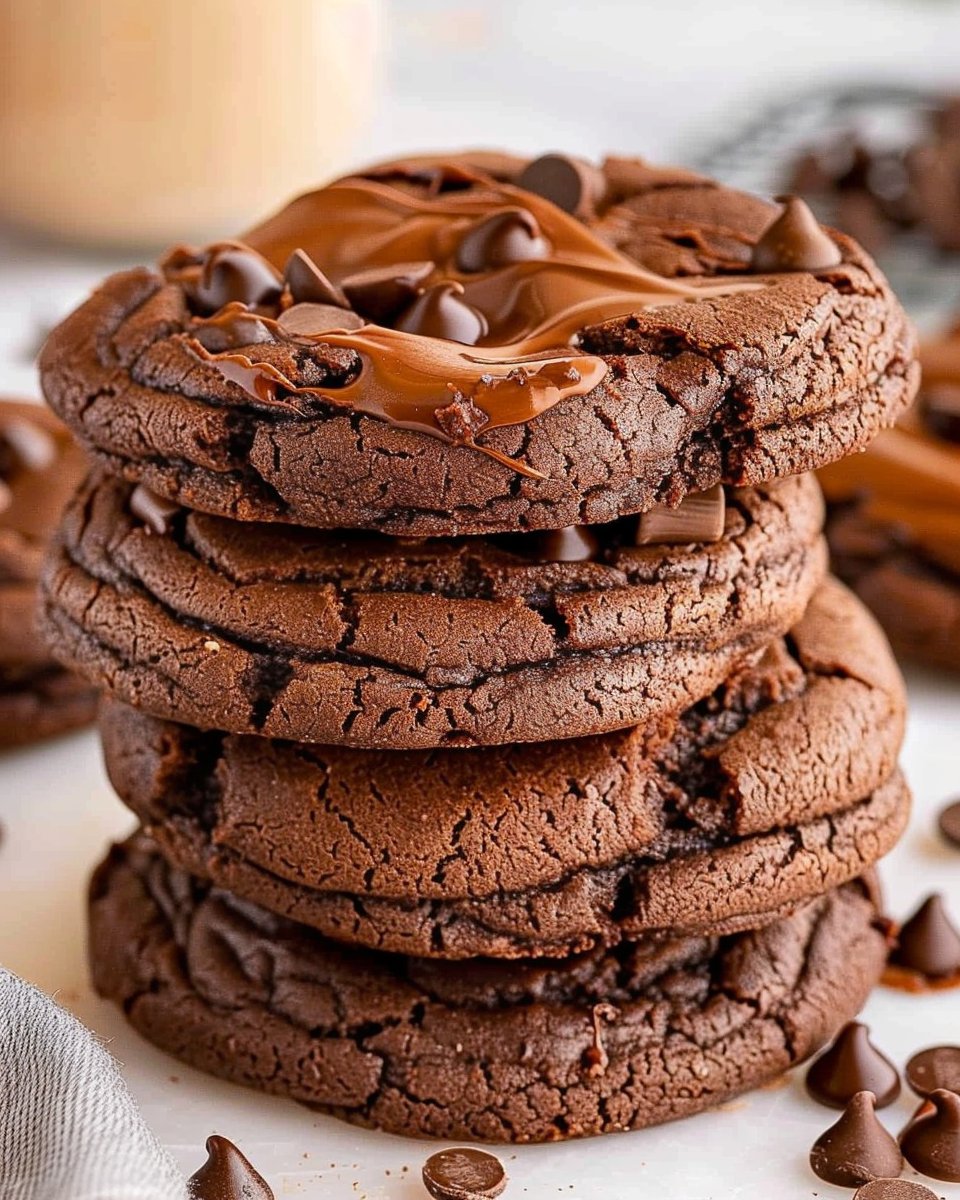 Copycat Crumbl Chocolate Cake Cookies