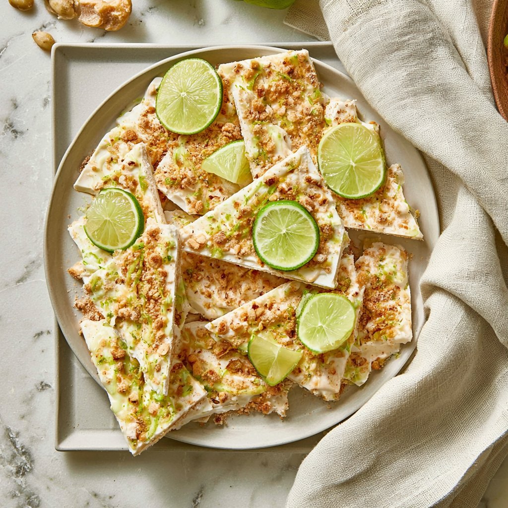 Key Lime Pie Yogurt Bark