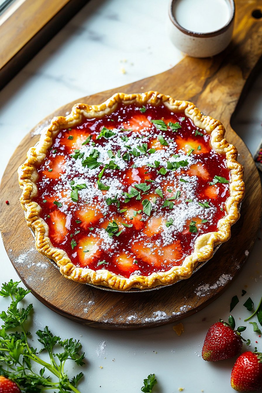 Giant Strawberry Pop Tart