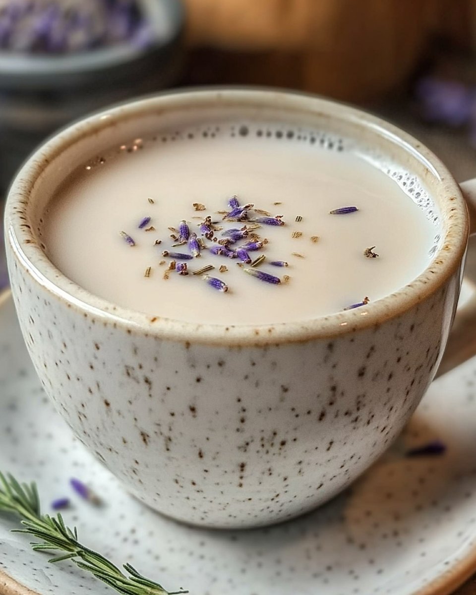 Lavender Tea with Milk