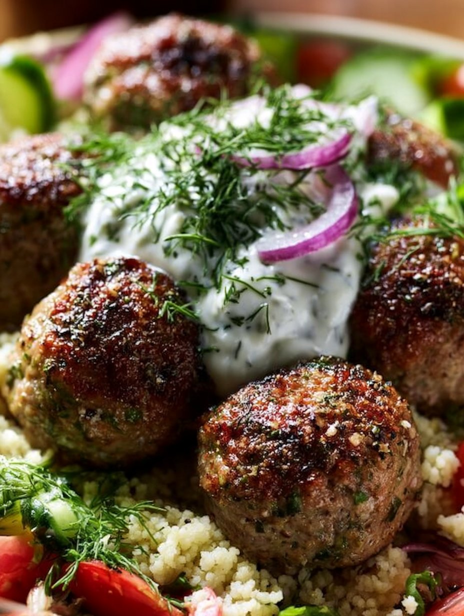 Bols de Albóndigas de Pavo Griego: La Cena Mediterránea Definitiva