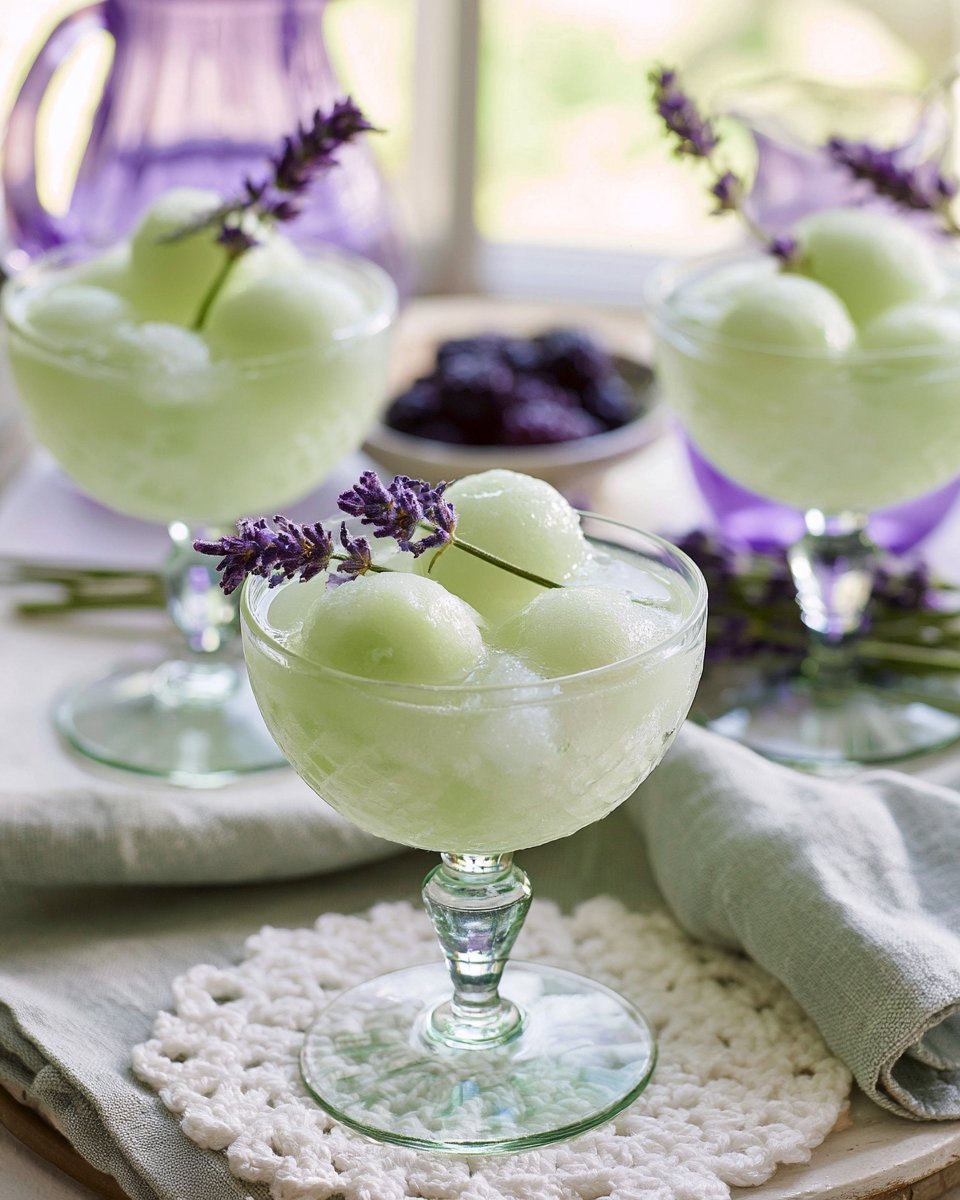 Lavender Honeydew Lemonade