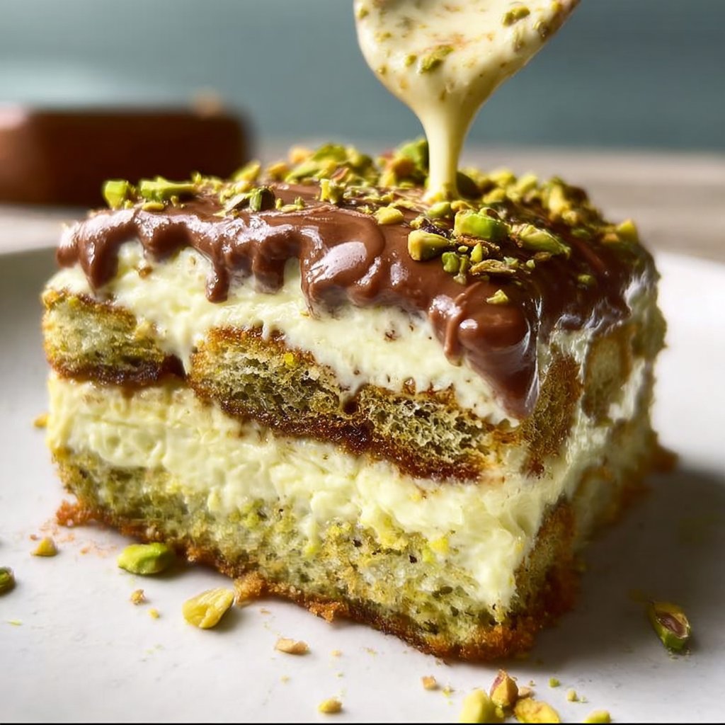 Vegan Pistachio Tiramisu