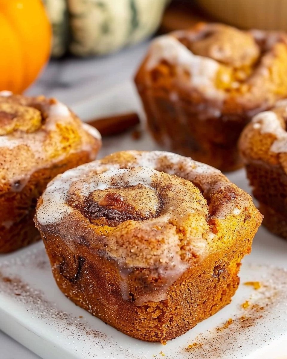 Cinnamon Swirl Pumpkin Bread Minis