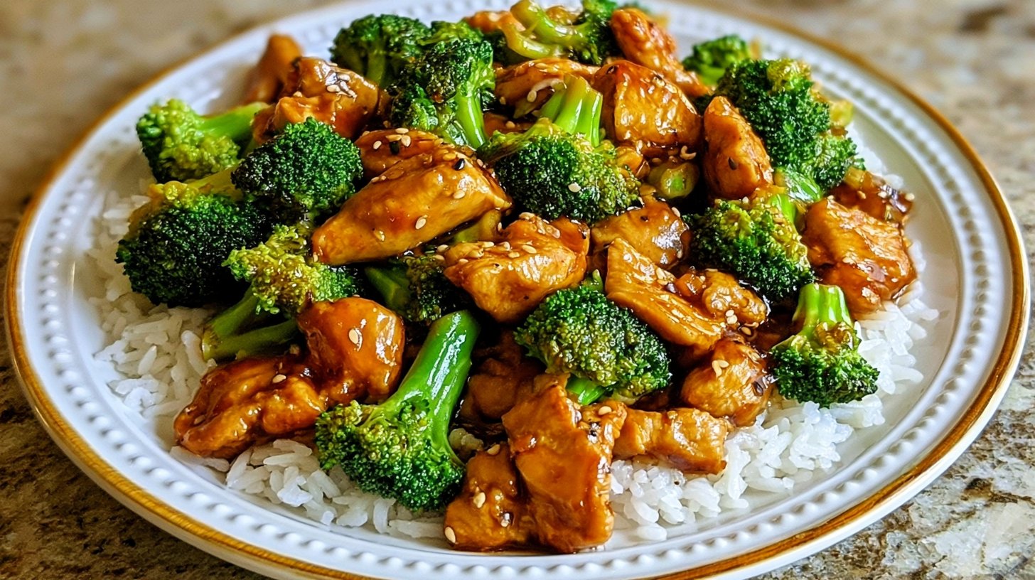 Honey Garlic Chicken with Broccoli