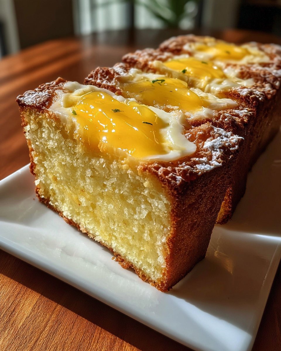 Mango Coconut Cream Loaf