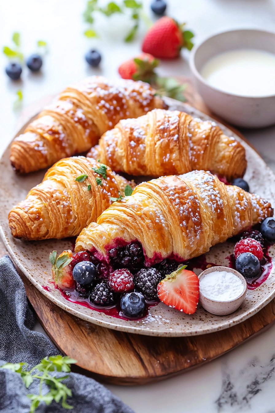 Berry Croissant Bake