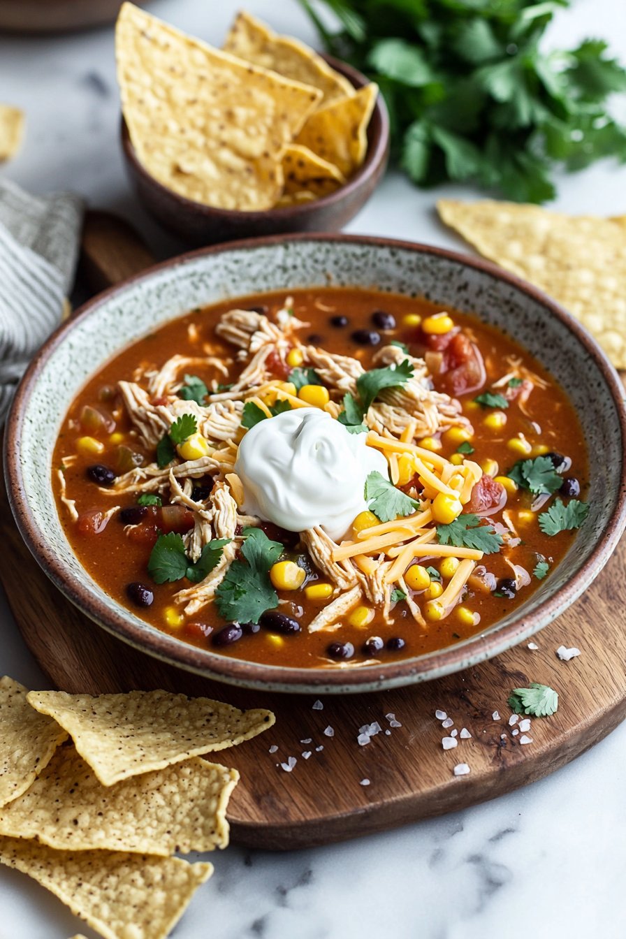 Chicken Enchilada Soup