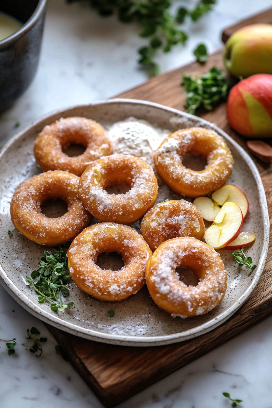 Autumnal Apple Donuts