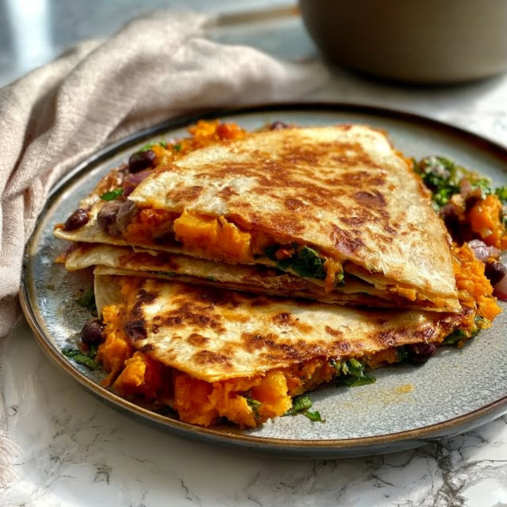 Sweet Potato & Black Bean Quesadillas