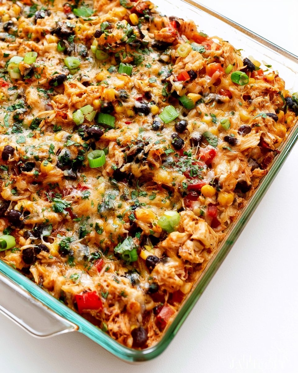 Chicken Burrito Casserole