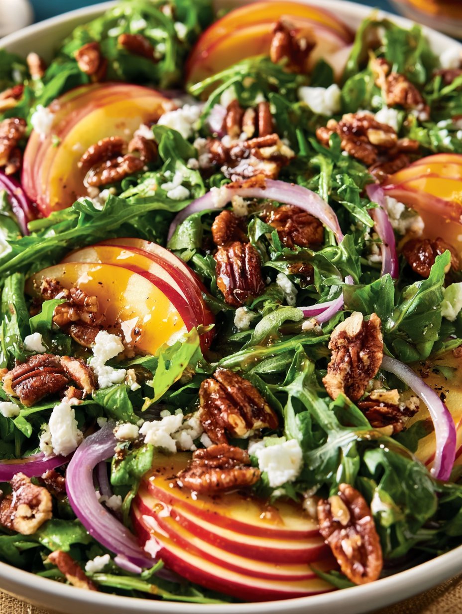 Receta de Ensalada Simple de Manzana y Rúcula | Limones y Ralladura