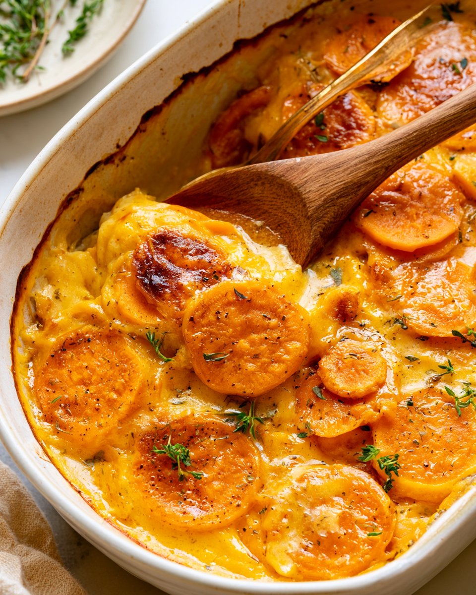 Scalloped Sweet Potatoes