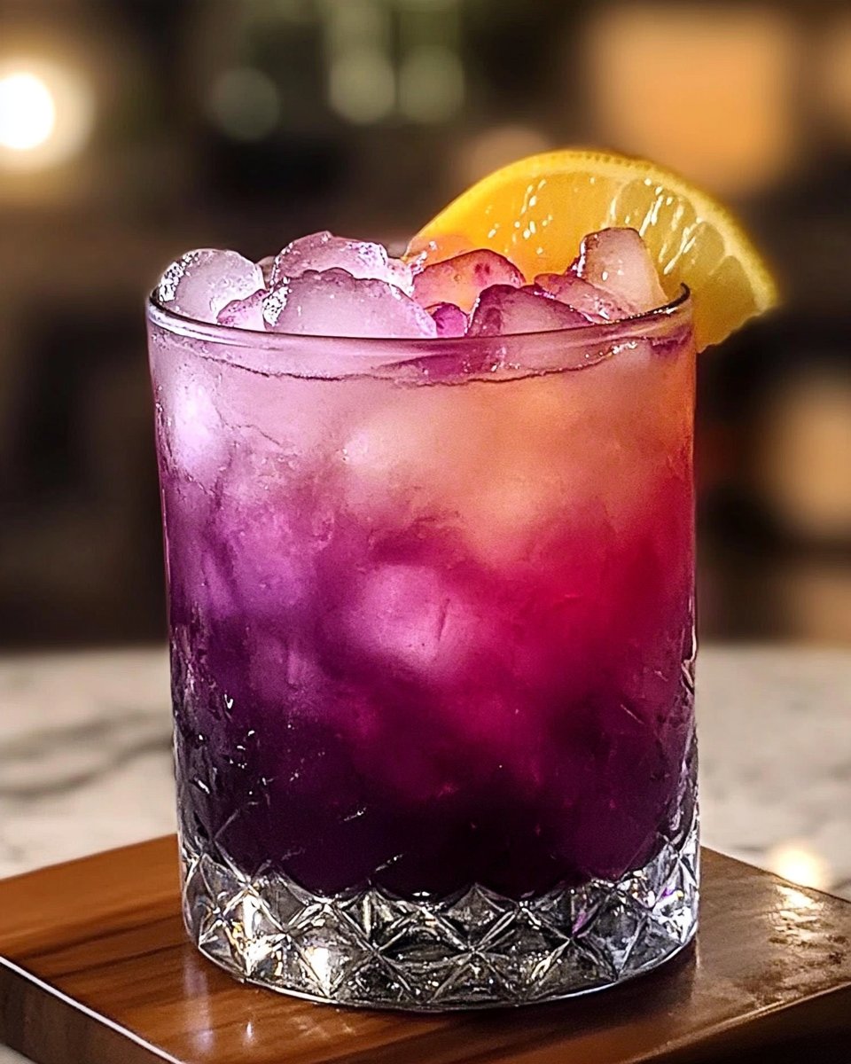 Jamaican Purple Rain Cocktail