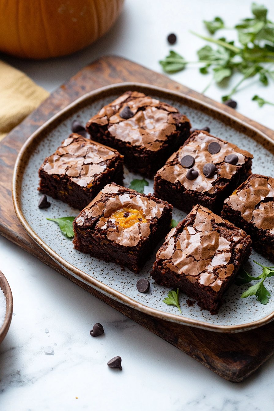 Pumpkin Brownies