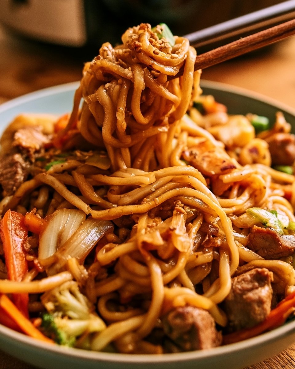 Slow Cooker Lo Mein