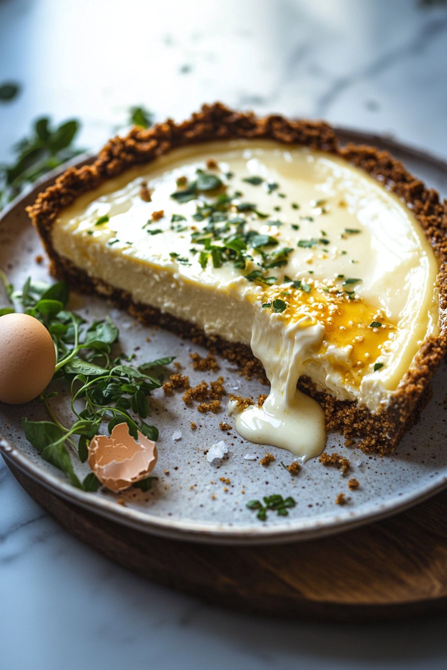 Vanilla Custard Cheesecake