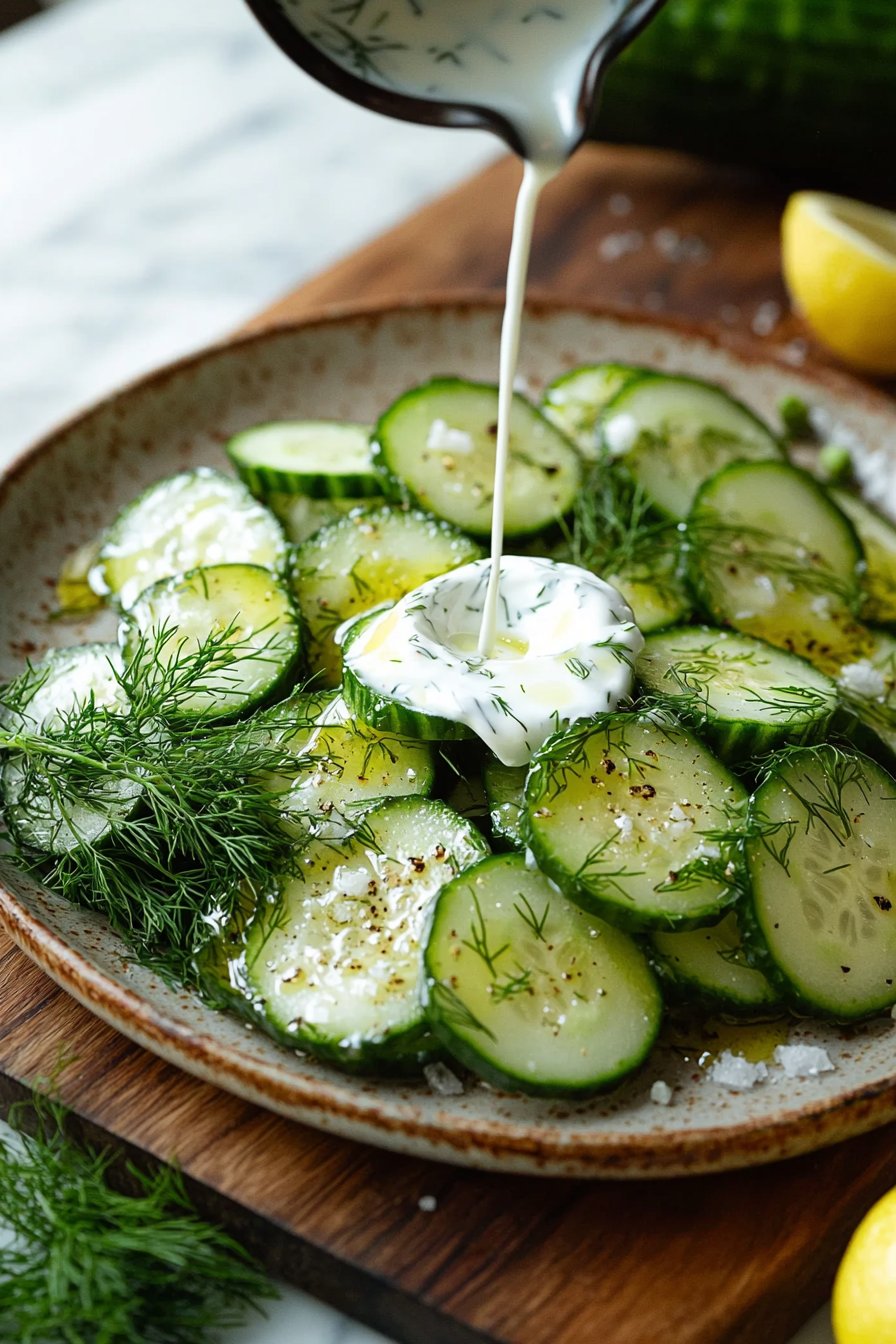 Gurkensalat mit Dill