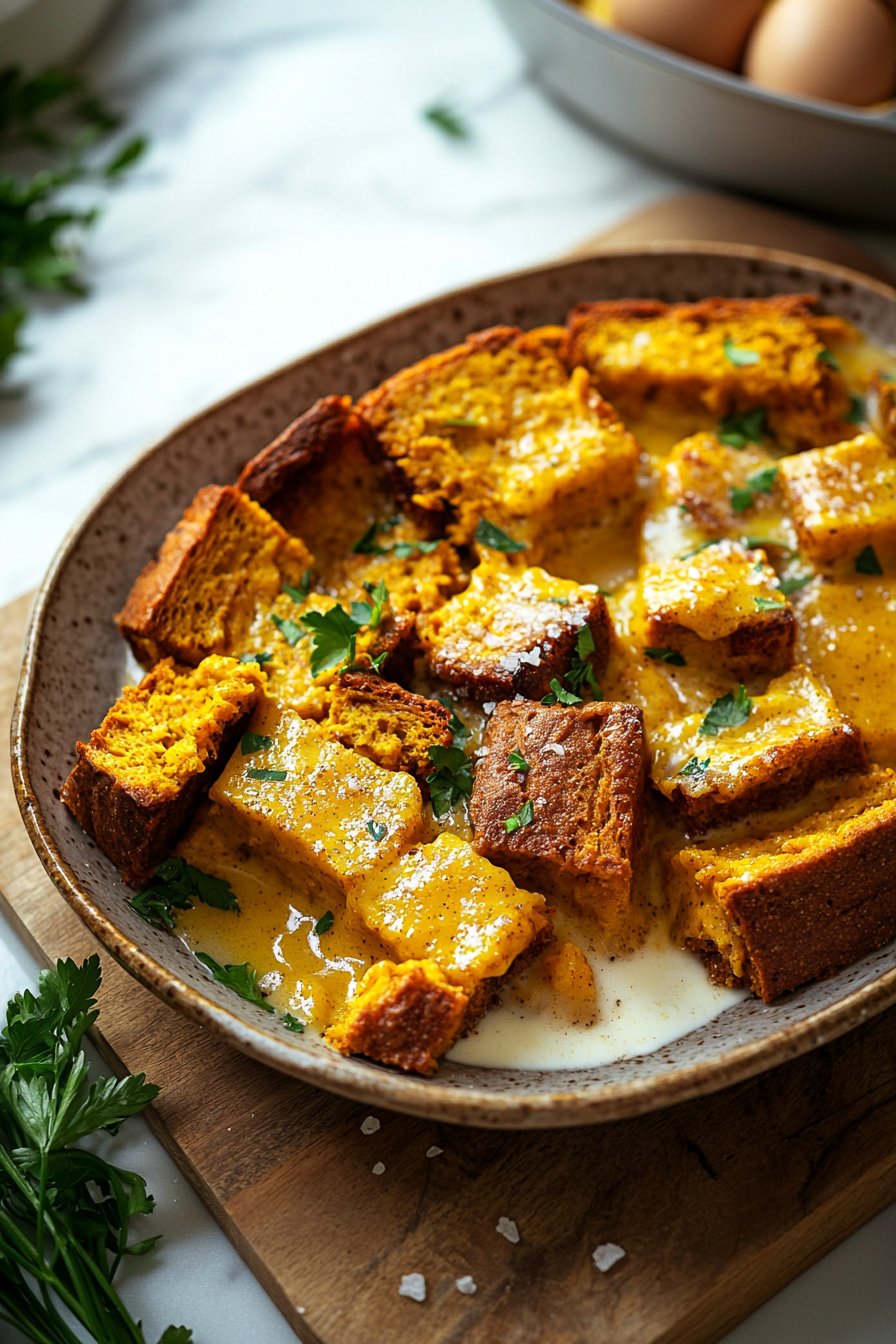 Pumpkin Bread Pudding