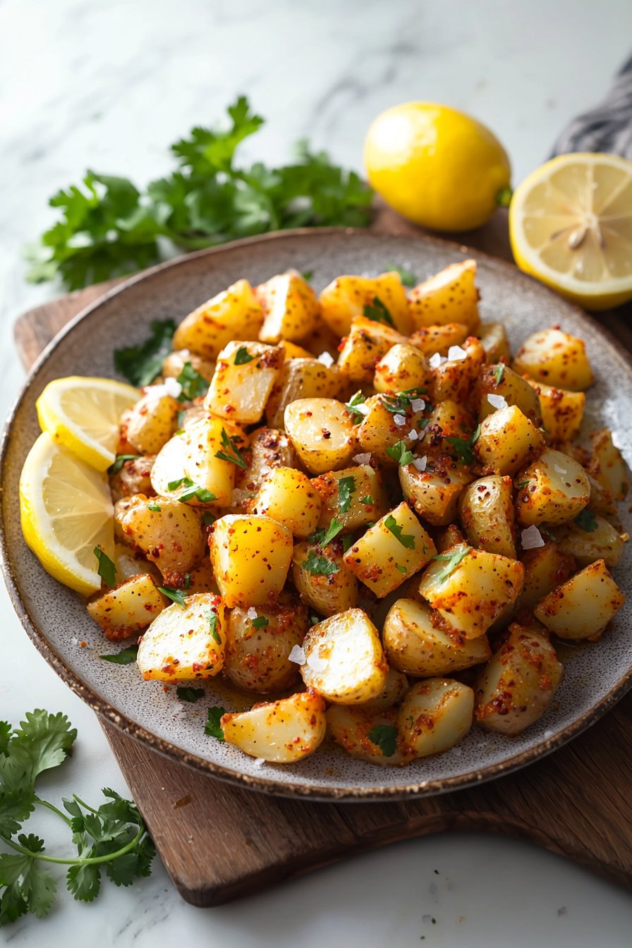 Spicy Lebanese Potatoes
