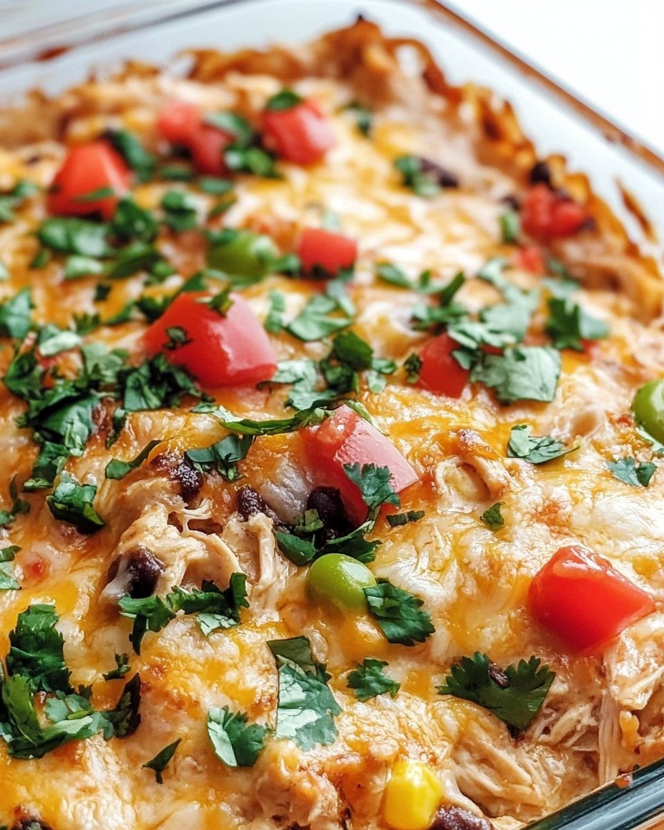 Chicken Burrito Casserole