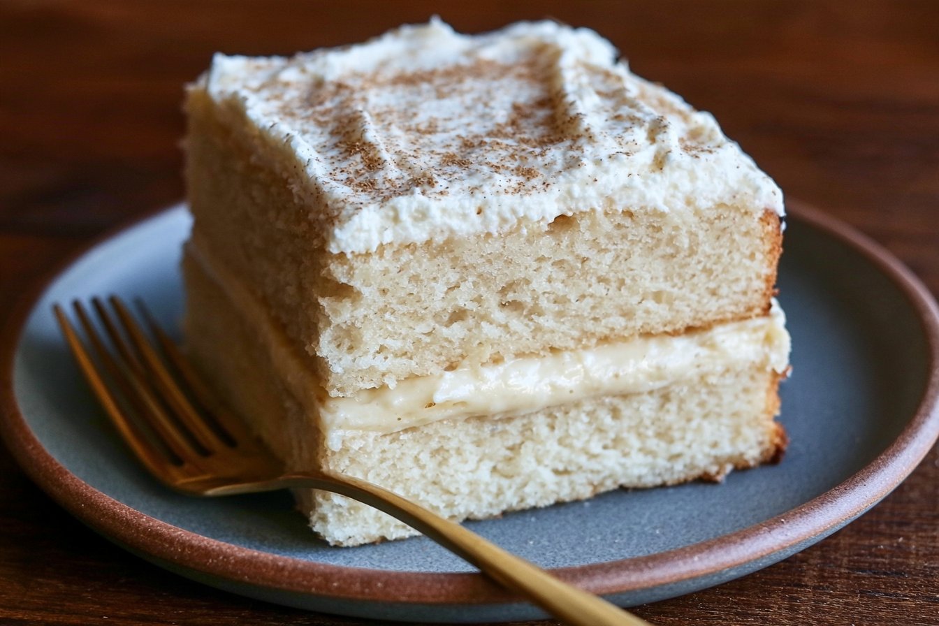 Three Milks Sourdough Cake