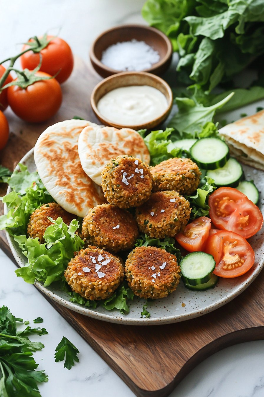Easy Falafel Wrap