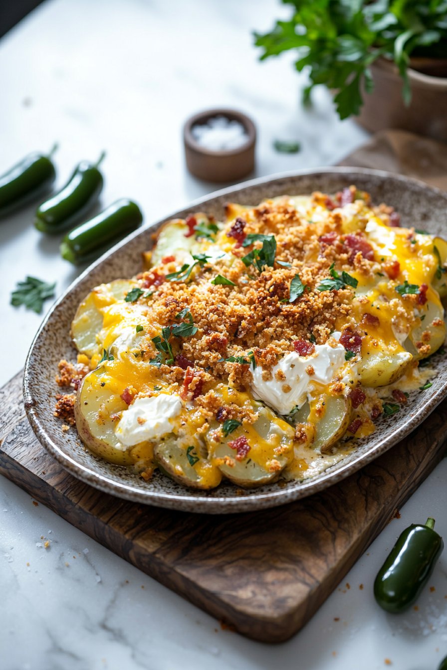 Jalapeño-Popper-Auflauf