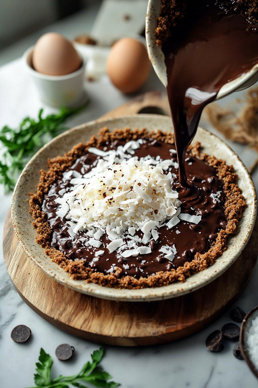 Chocolate Coconut Pie