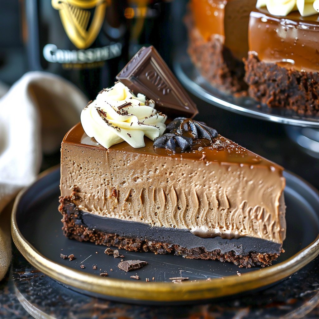 Guinness Chocolate Cheesecake