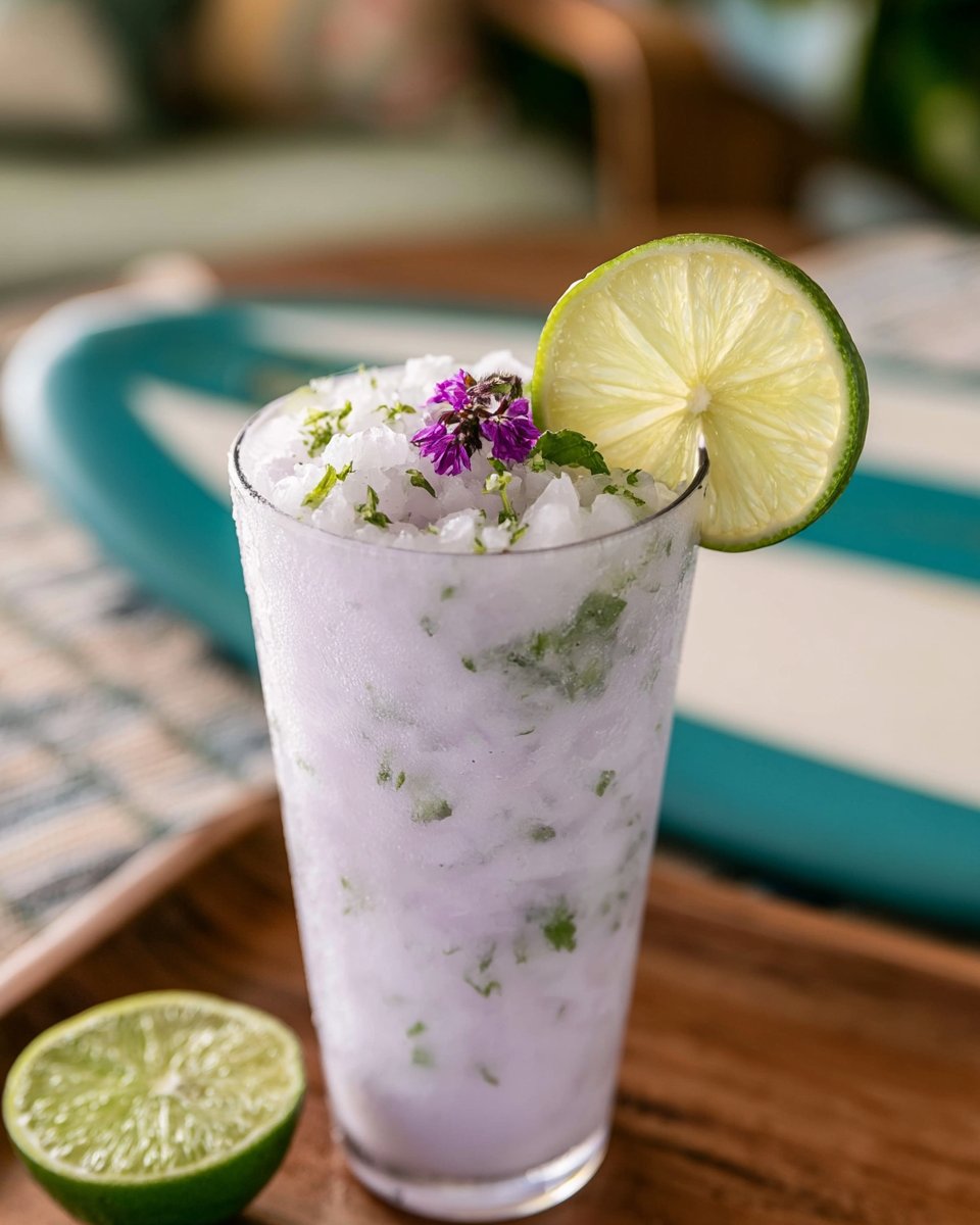 Lavender Coconut Limeade Freeze