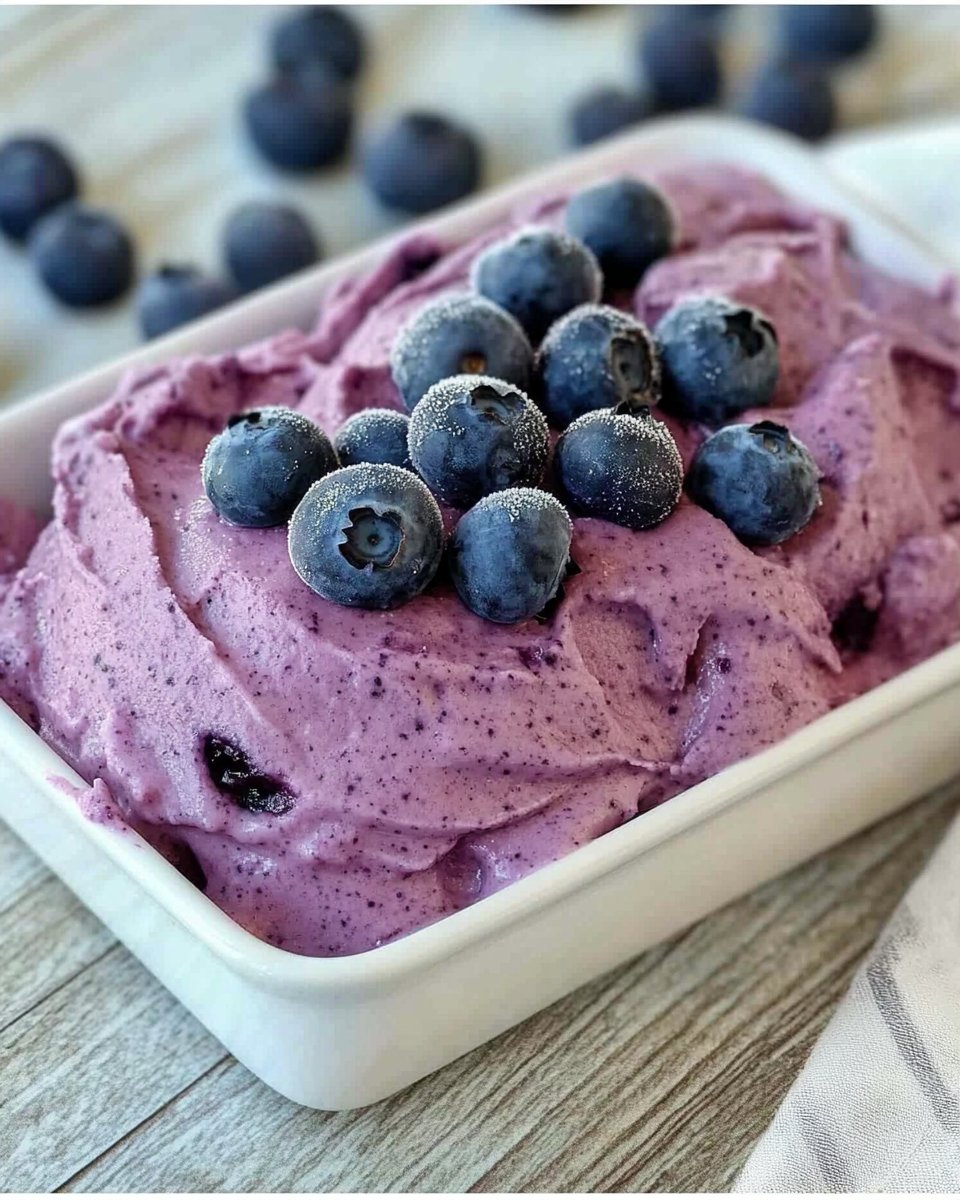 Blueberry Frozen Fluff