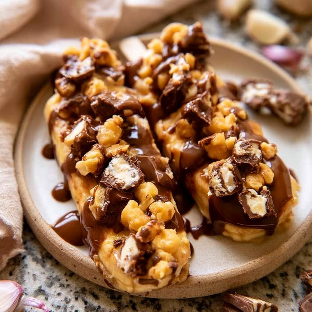 Frozen Banana Snickers