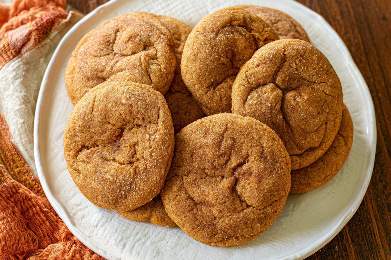 Irresistible Pumpkin Spice Cookies - Eggless & Chewy