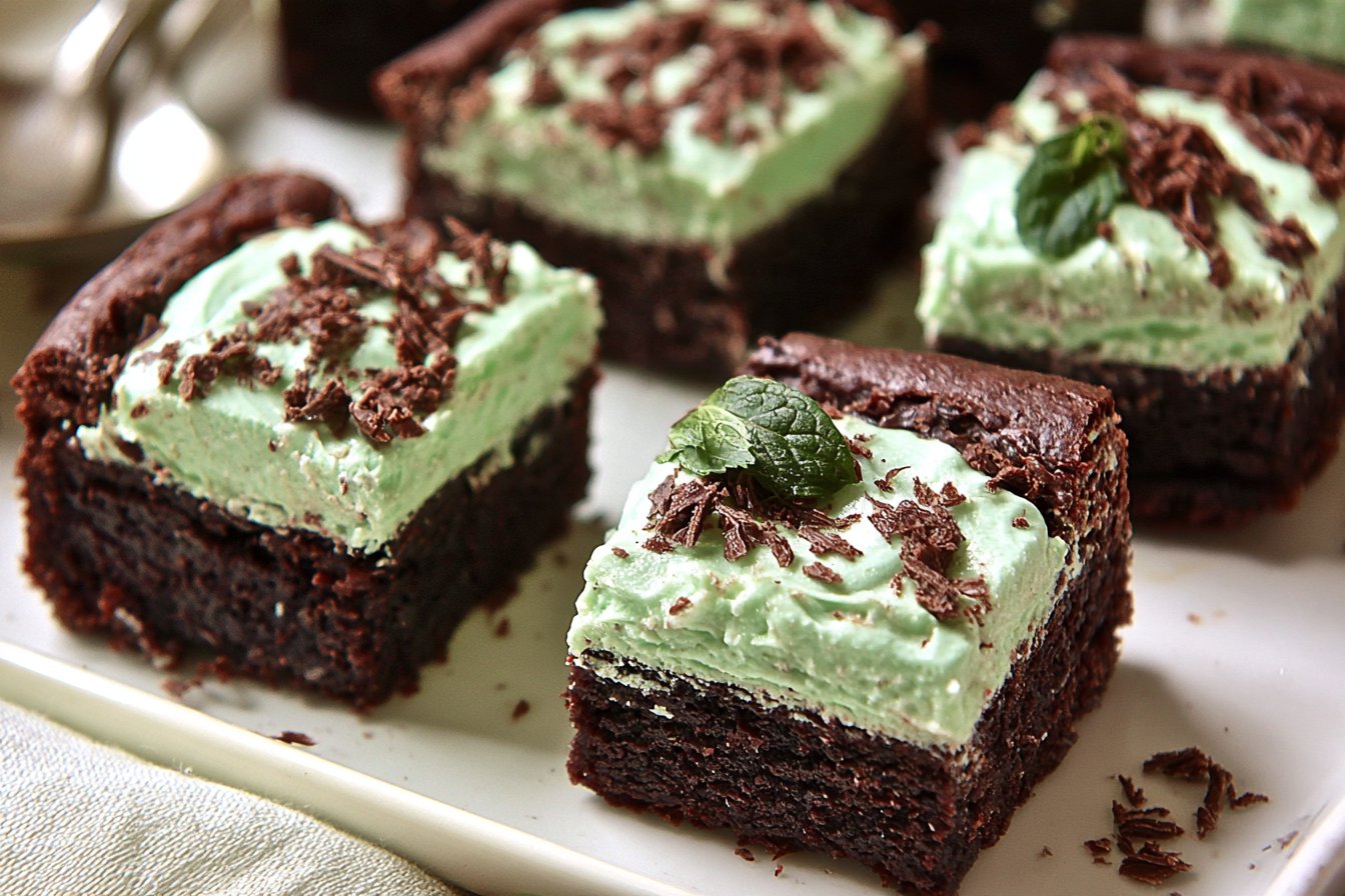 Perfect Mint Brownies