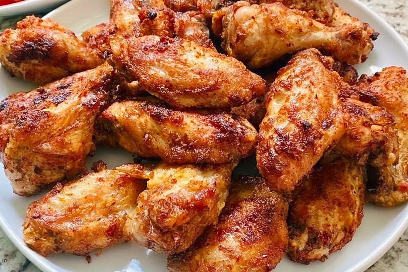 Crispy Air Fryer Chicken Wings | Best air fryer chicken wings recipe, Air fryer food