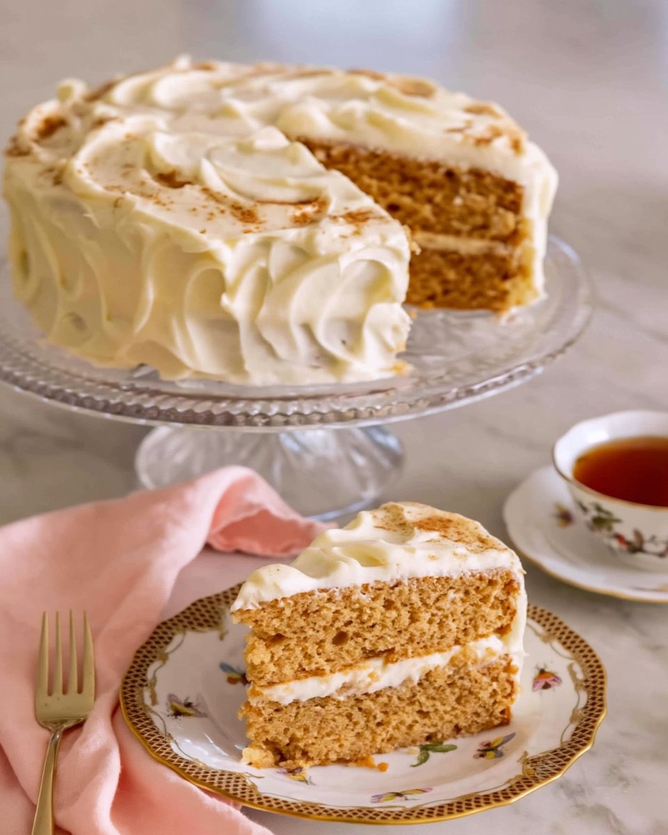 Moist Spice Cake Recipe with a Hint of Cinnamon