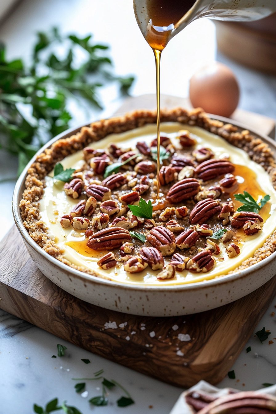 Cinnamon Pecan Pie Cheesecake