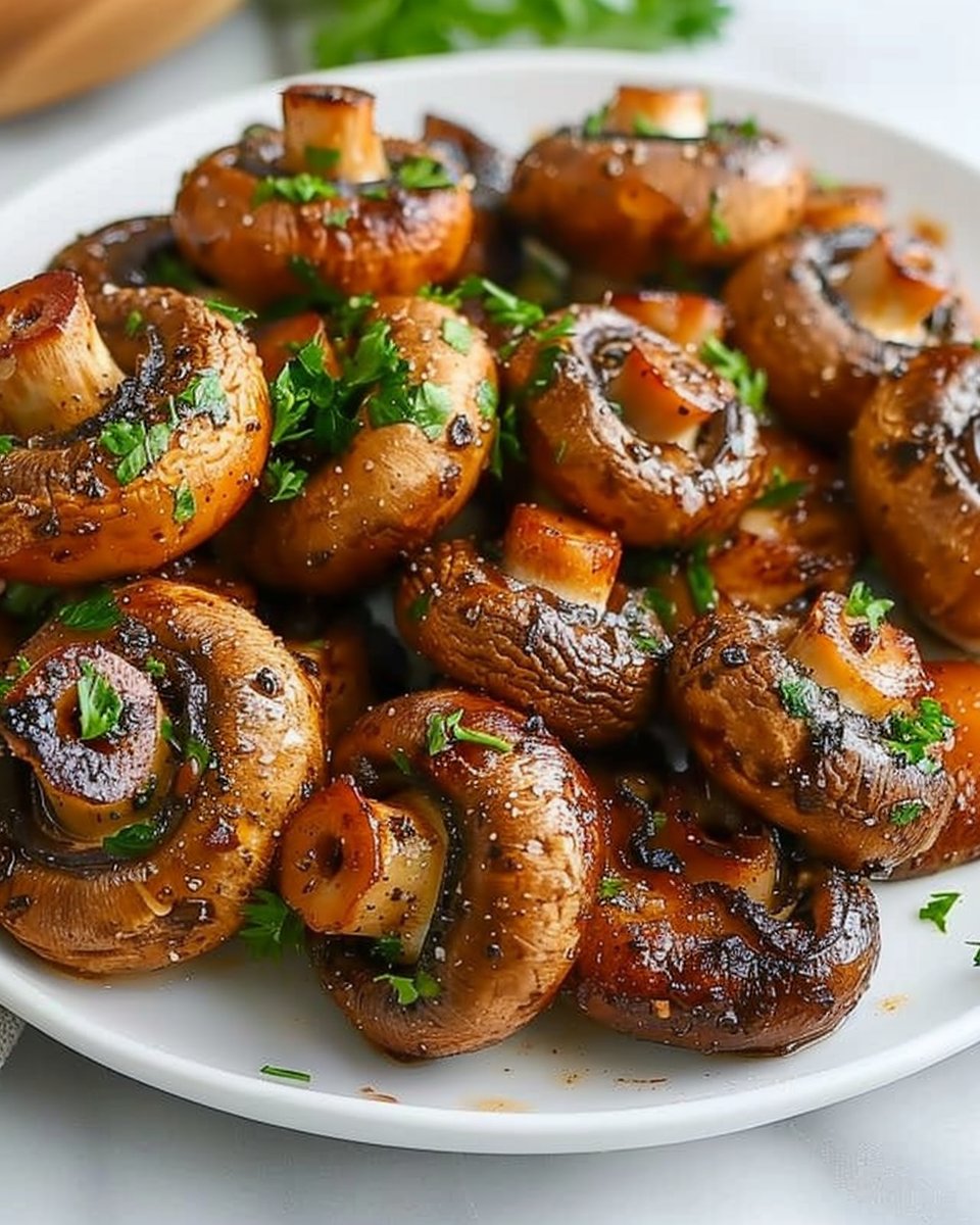 Air Fryer Mushrooms