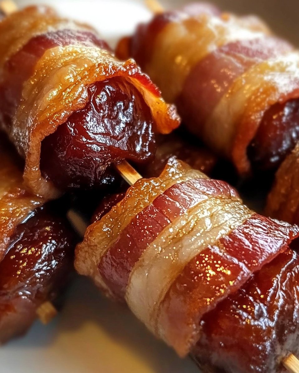 Datteln im Speckmantel aus dem Air Fryer