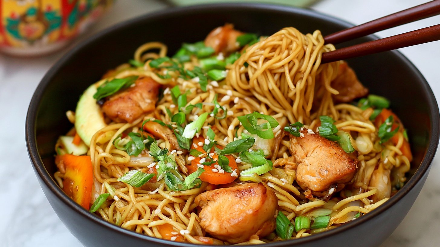Chicken Yakisoba