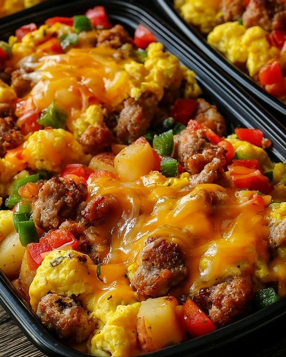 High Protein Freezer Friendly Breakfast Bowls