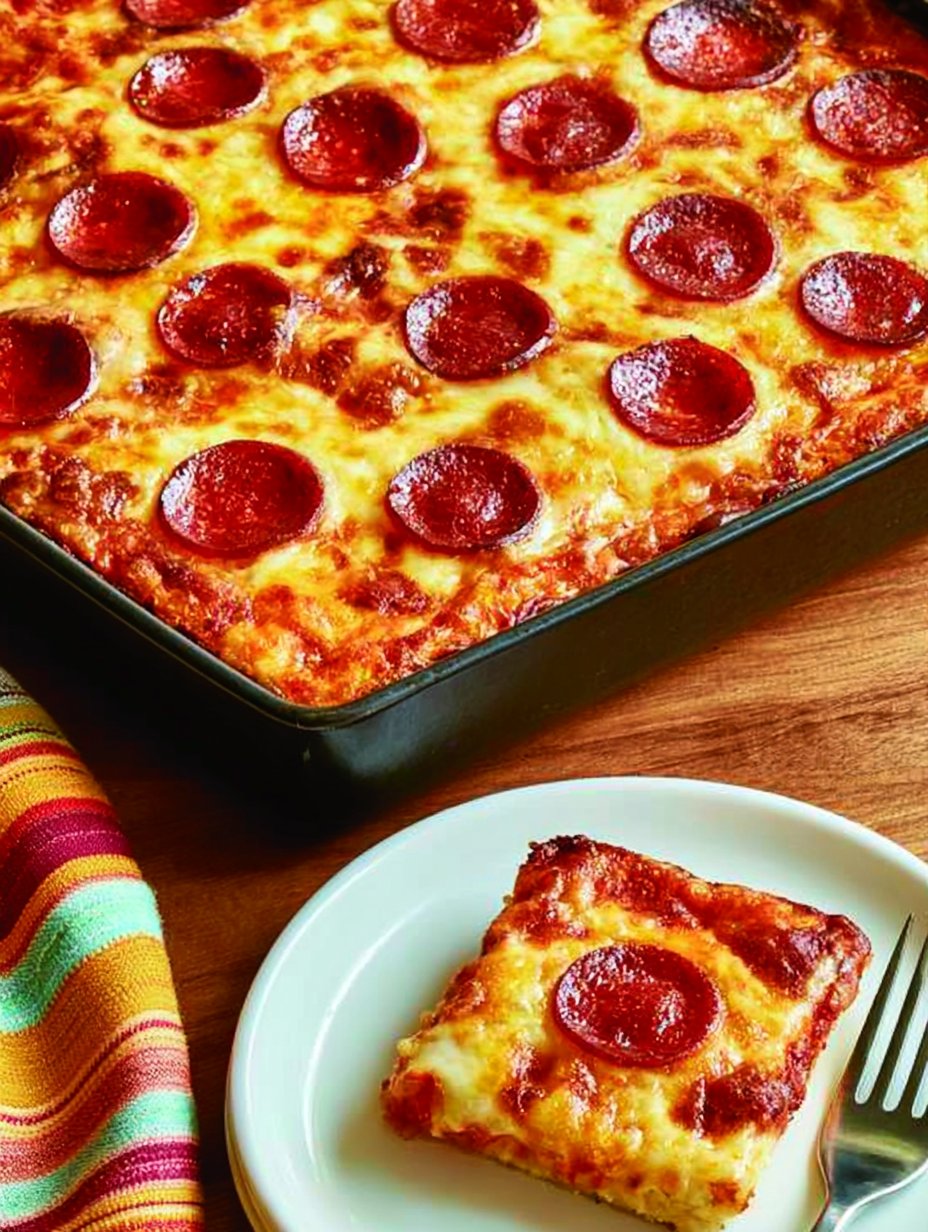 Cazuela de Pizza Keto