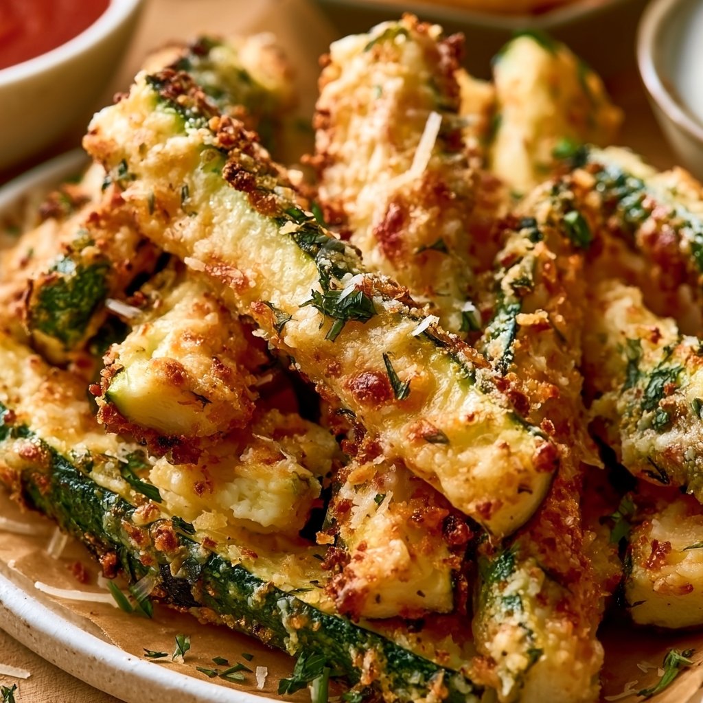 Parmesan-Zucchini-Pommes